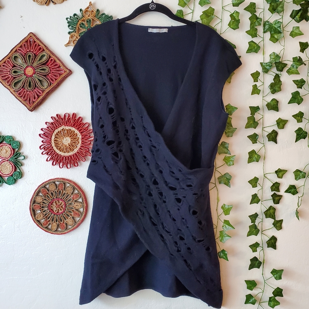 Oblique Criss Cross Sweater